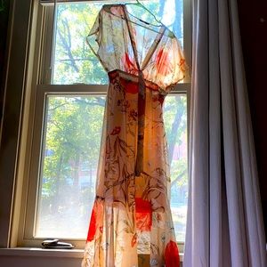 Elegant Floral Maxi Dress